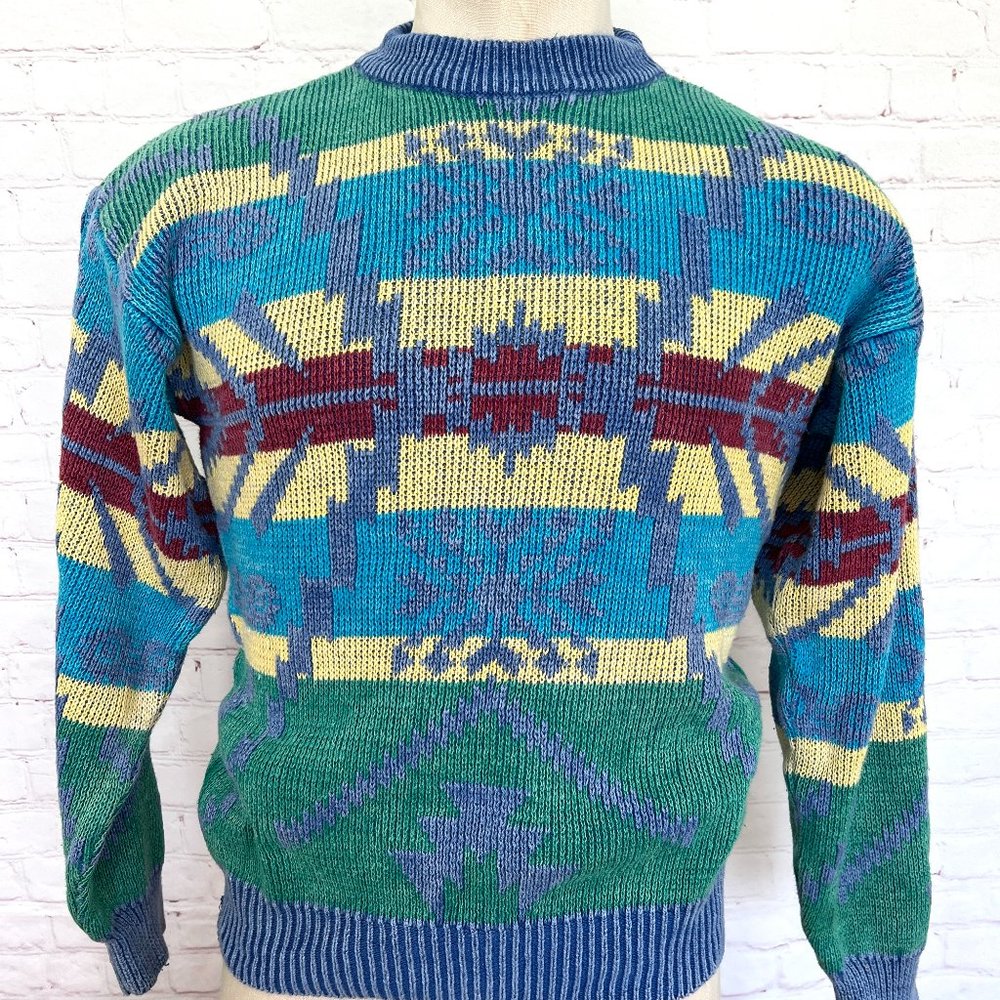 90'S Union Bay Tribal Pullover Sweater - Size Small